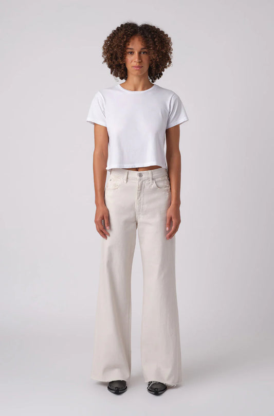 Frida High Rise Jean in White Oak