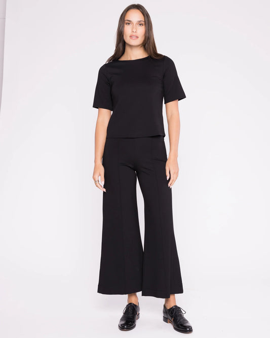RIPLEY RADER Ponte Knit Wide Leg pant cropped