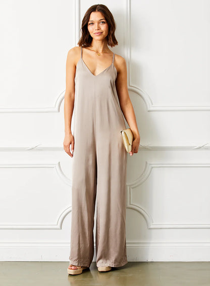 Genoa Satin Jumpsuit