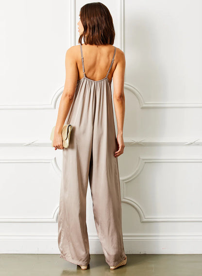 Genoa Satin Jumpsuit