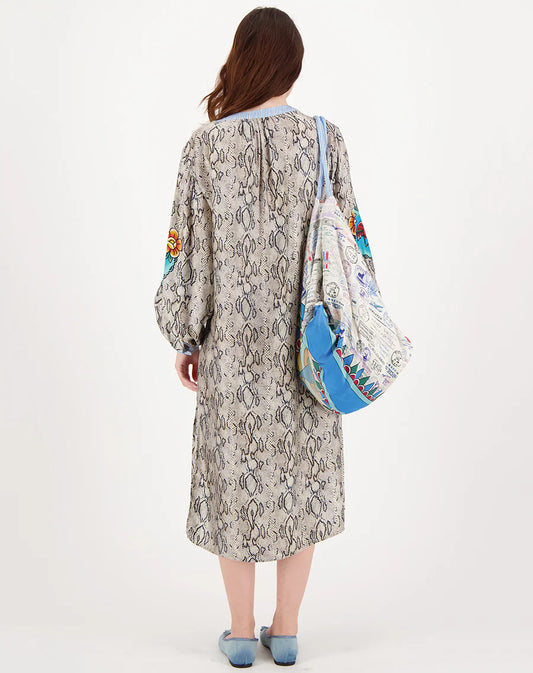 Hanna Placket Snake Dress