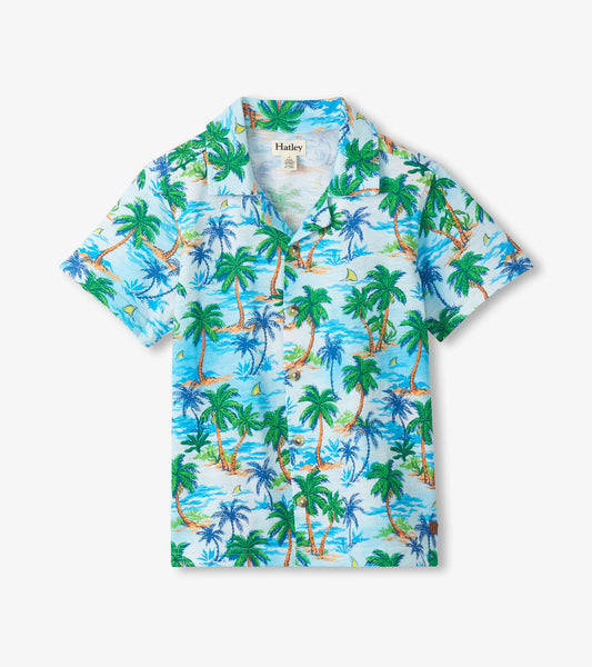 Deserted Island & Jersey Button Down