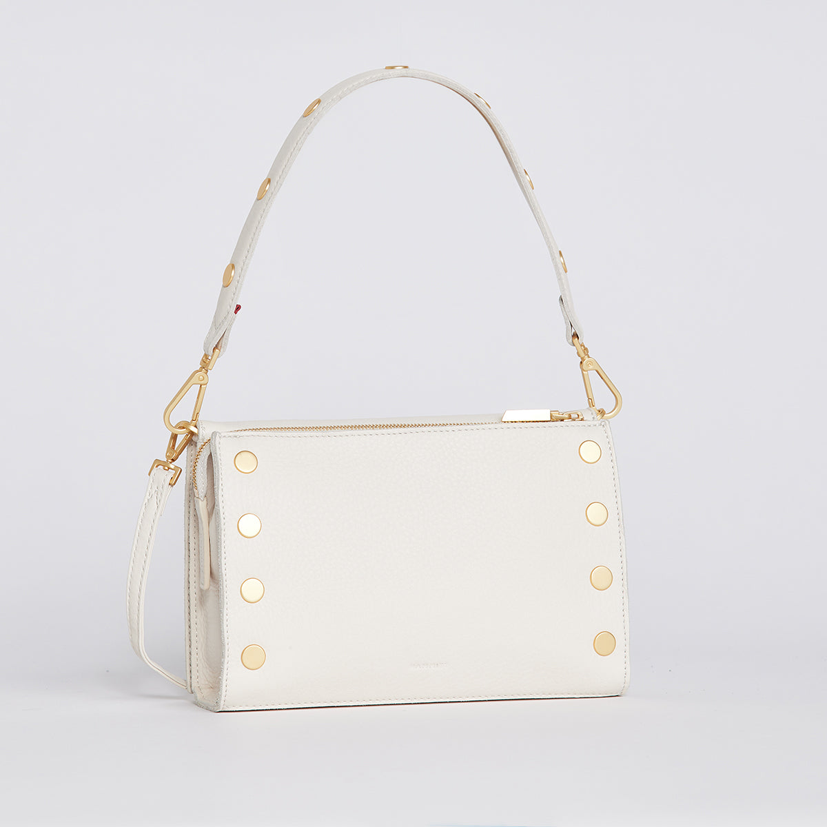 HAMMITT Montana Small Clutch in Calla Lily White with Gold Hardware