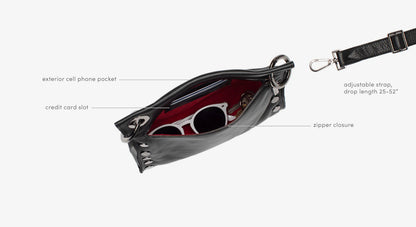 Tony Medium Black with Gunmetal