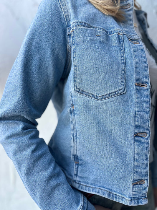 Denim Vintage Style Jacket