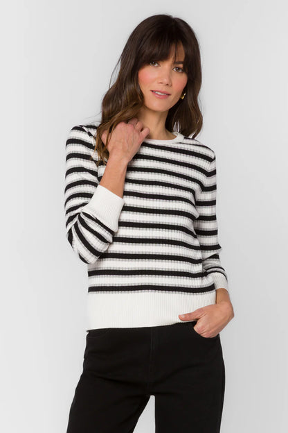 Janiyah Silver Stripe Top