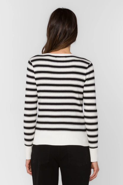 Janiyah Silver Stripe Top