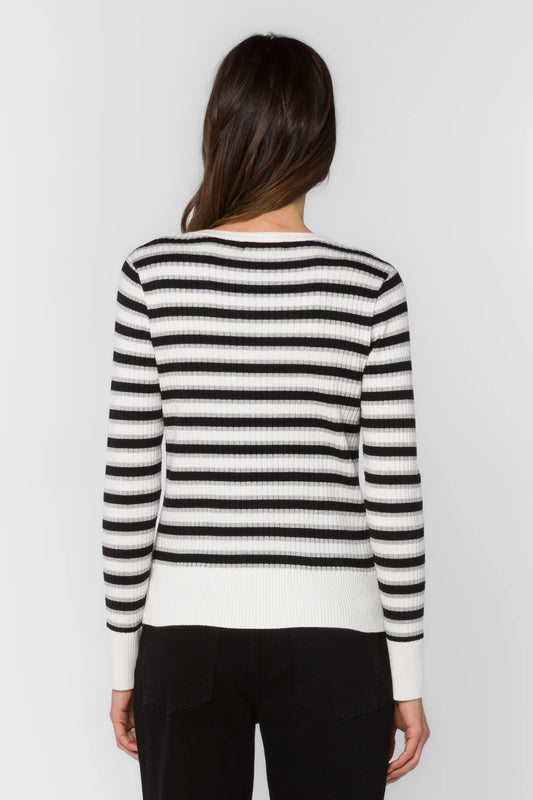 Janiyah Silver Stripe Top