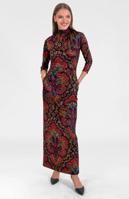 Scorching Hot Dress - Passion Paisley