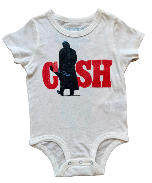 Johnny Cash Silhouette Onesie