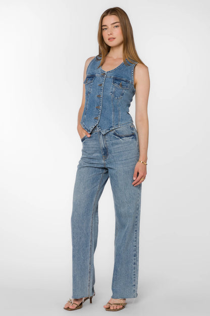 Kiana Houston Blue Vest