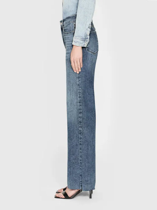 Le Slim Palazzo High-Rise Jeans in Rowley After All