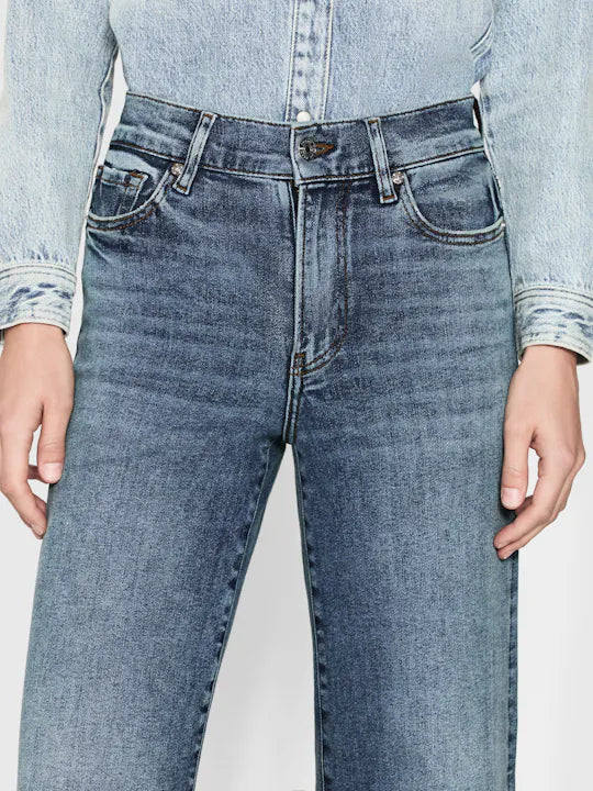 Le Slim Palazzo High-Rise Jeans in Rowley After All