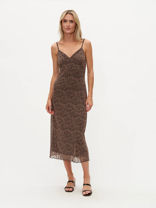 Lana Cheetah Tank Slip Dress