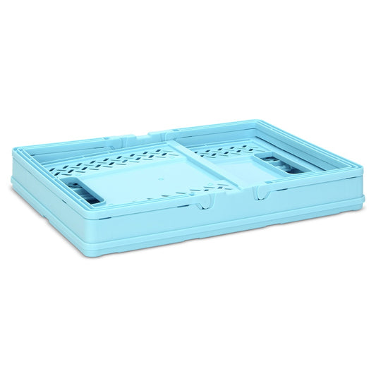 Large Blue Foldable Storage Crate