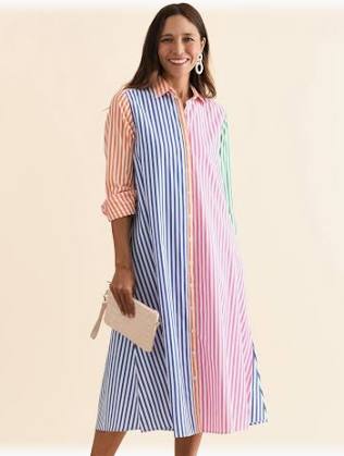 The Luna Oversized Long Shirtdress