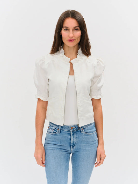 Madison Ruffled Puff Sleeve & Collar Jacket