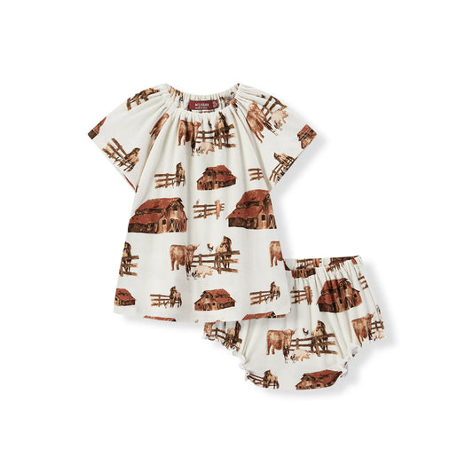 Organic Dress & Bloomer Set - Homestead