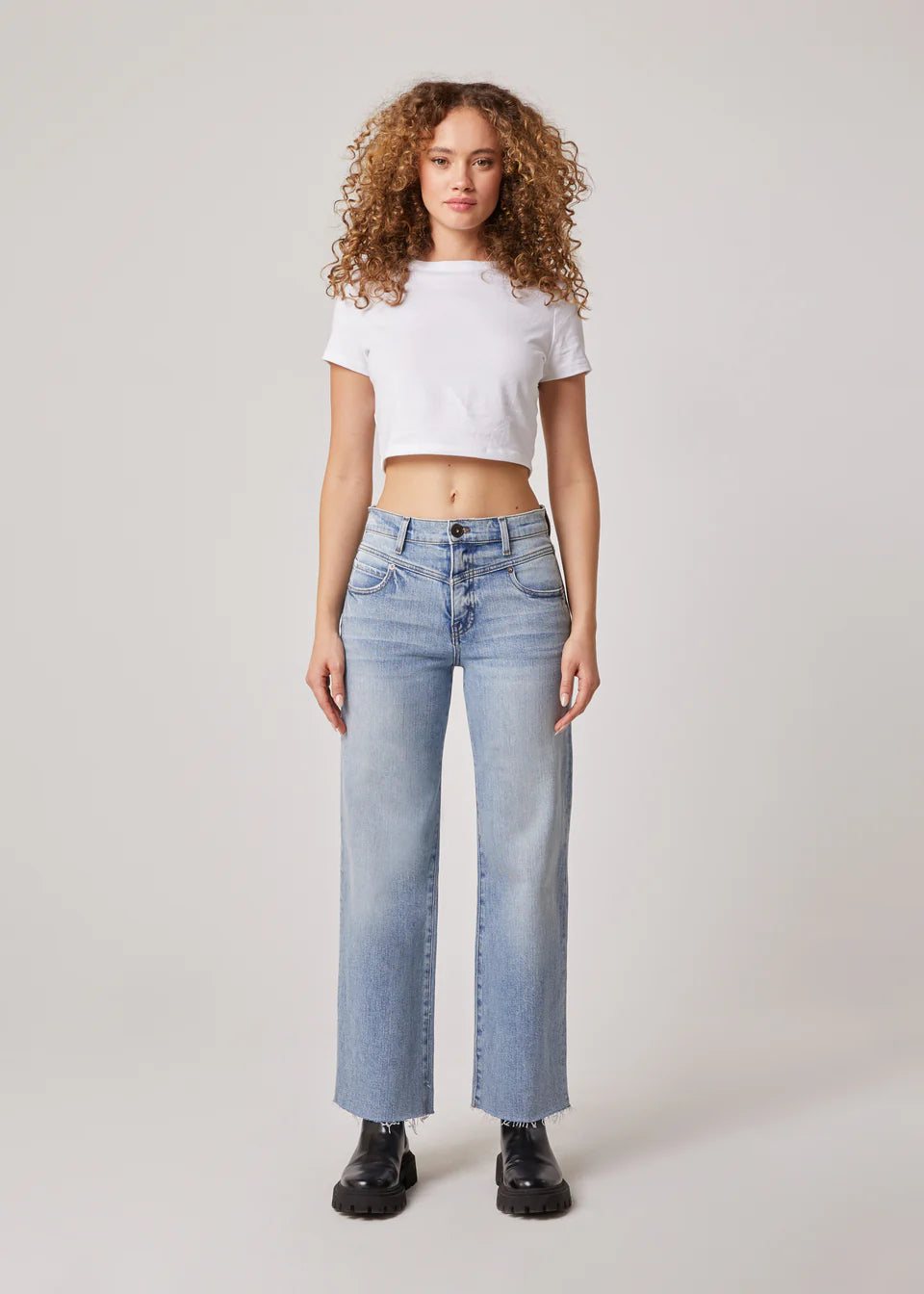 Conrad High Rise Wide leg Jean by Edison