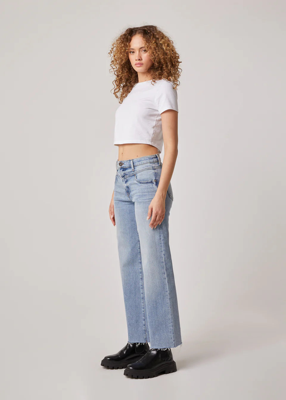 Conrad High Rise Wide leg Jean by Edison