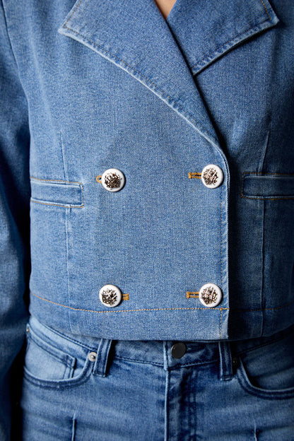 Olivia Cropped Recycled Blazer