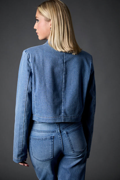 Olivia Cropped Recycled Blazer
