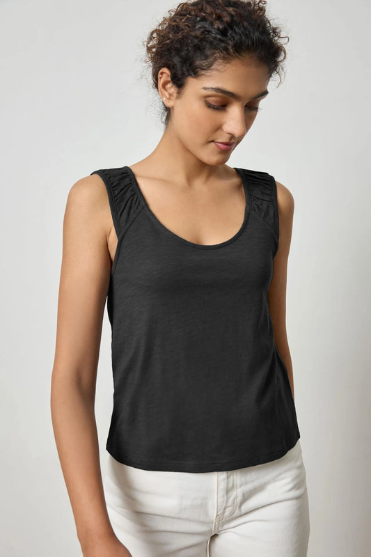 Shirred Strap Tank