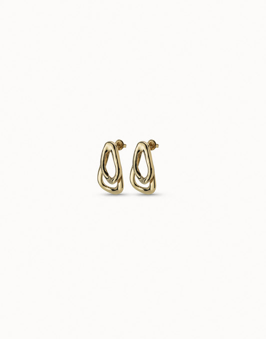 Uno de 50 Connected Gold Earrings