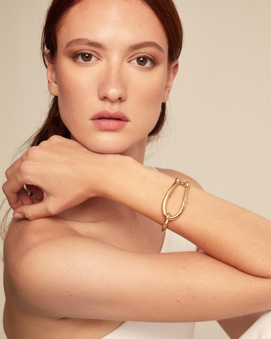 UNO de 50 18k Gold Plated Teen Bracelet