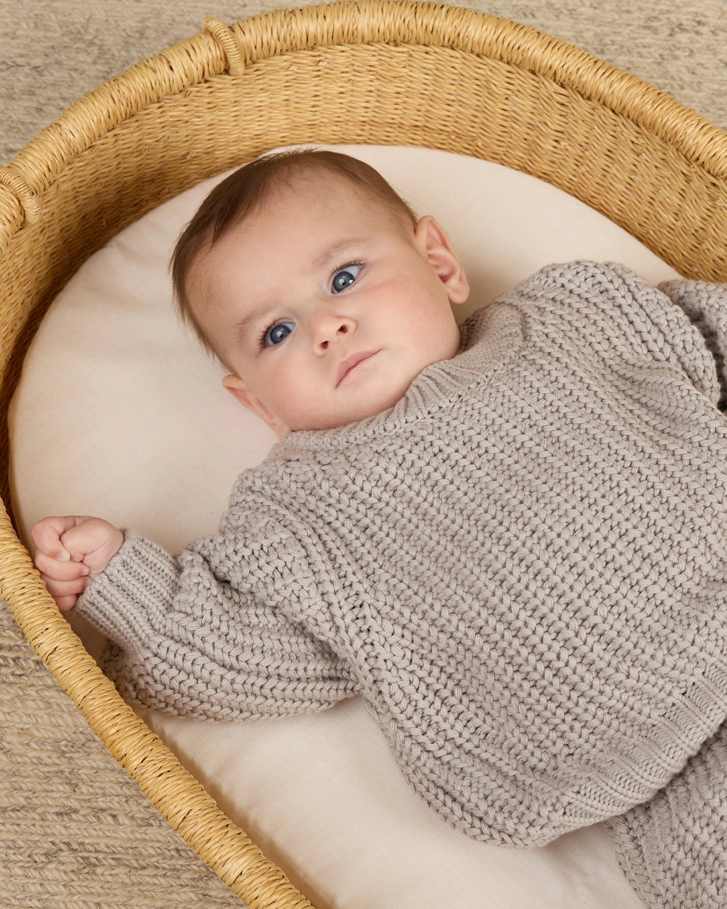 Chunky Knit Sweater in Fog