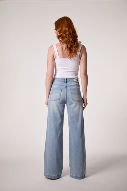 Sailor Mid Rise Wide Leg