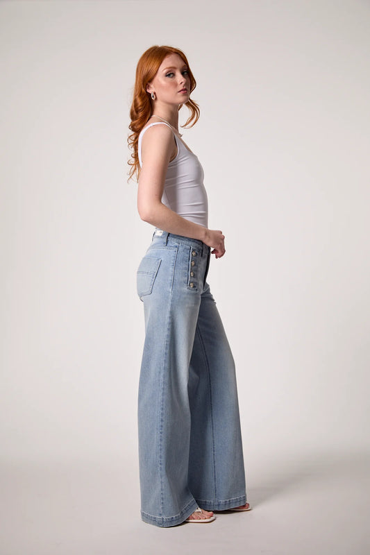 Sailor Mid Rise Wide Leg