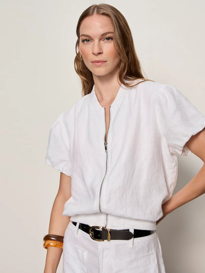Everly Linen Bomber