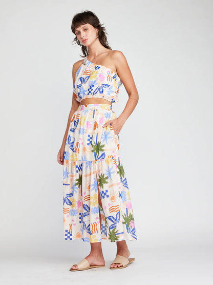 Rain Front Slit Skirt