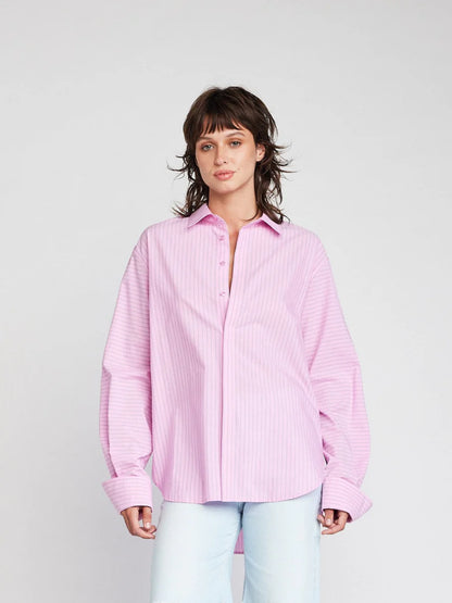 Rumi Cut Out Back Yolk Shirt