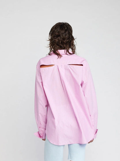 Rumi Cut Out Back Yolk Shirt