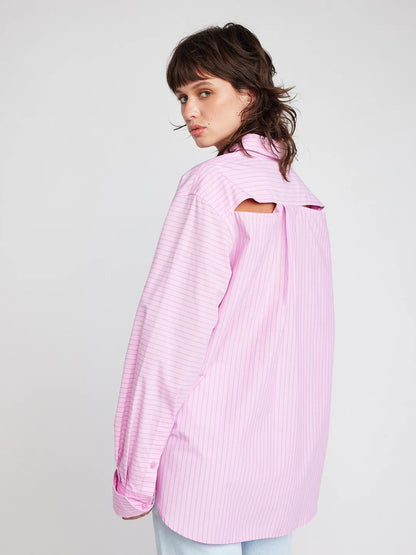 Rumi Cut Out Back Yolk Shirt