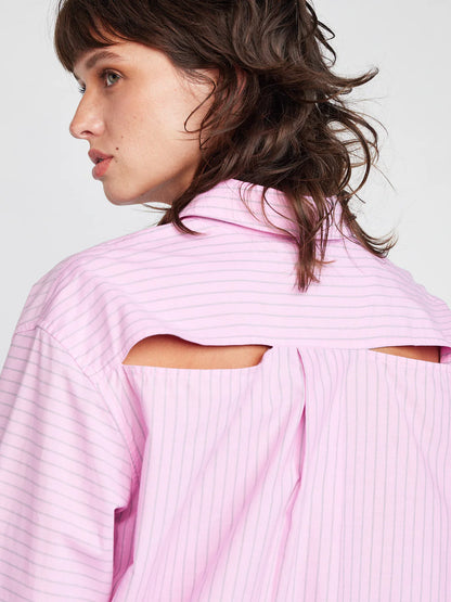 Rumi Cut Out Back Yolk Shirt