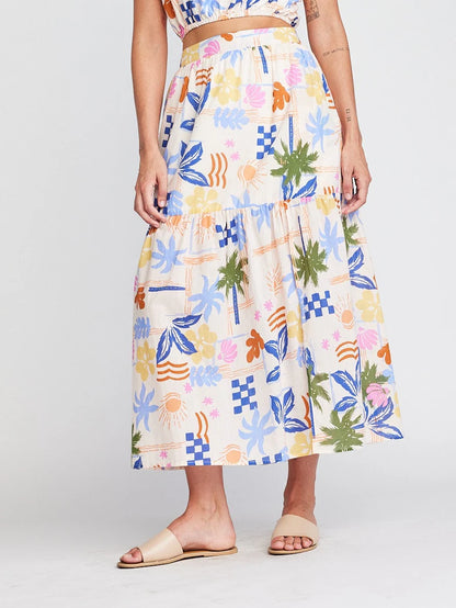 Rain Front Slit Skirt