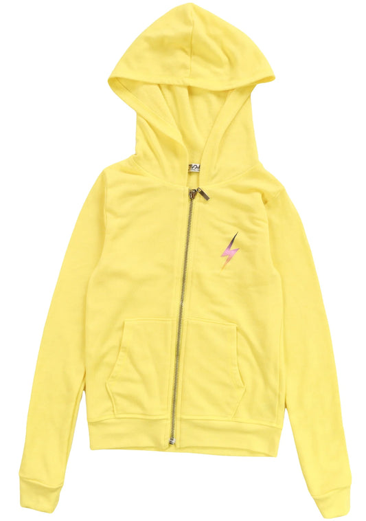 Hooded Zip Jacket Ombre Bolt