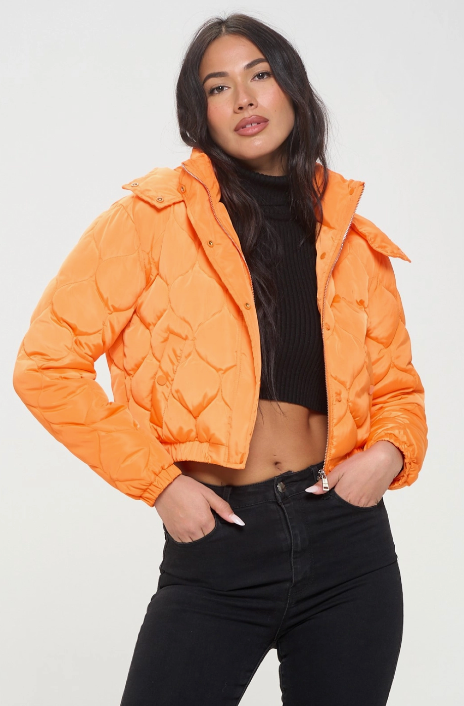 Cropped Puffer Jacket