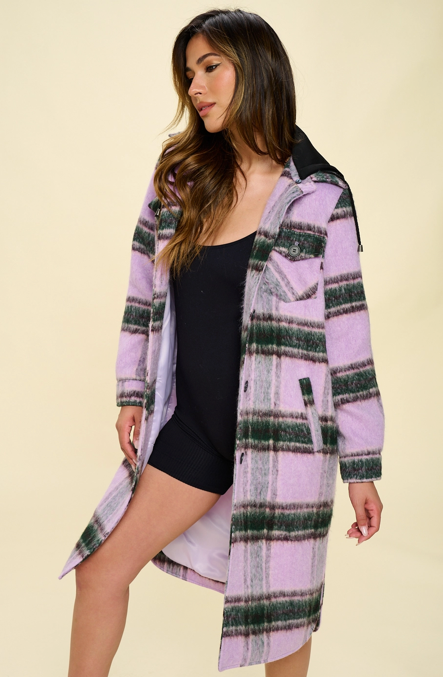 Purple Plaid Multi Jacket