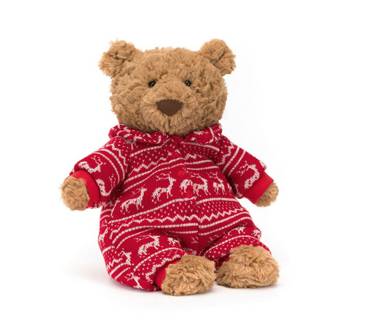 Bartholomew Bear Winter Pyjamas