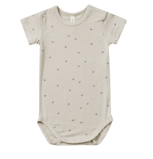 Bamboo Short Sleeve Bodysuit - Stars