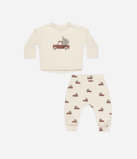 Long Sleeve Tee + Pant Set Trucks