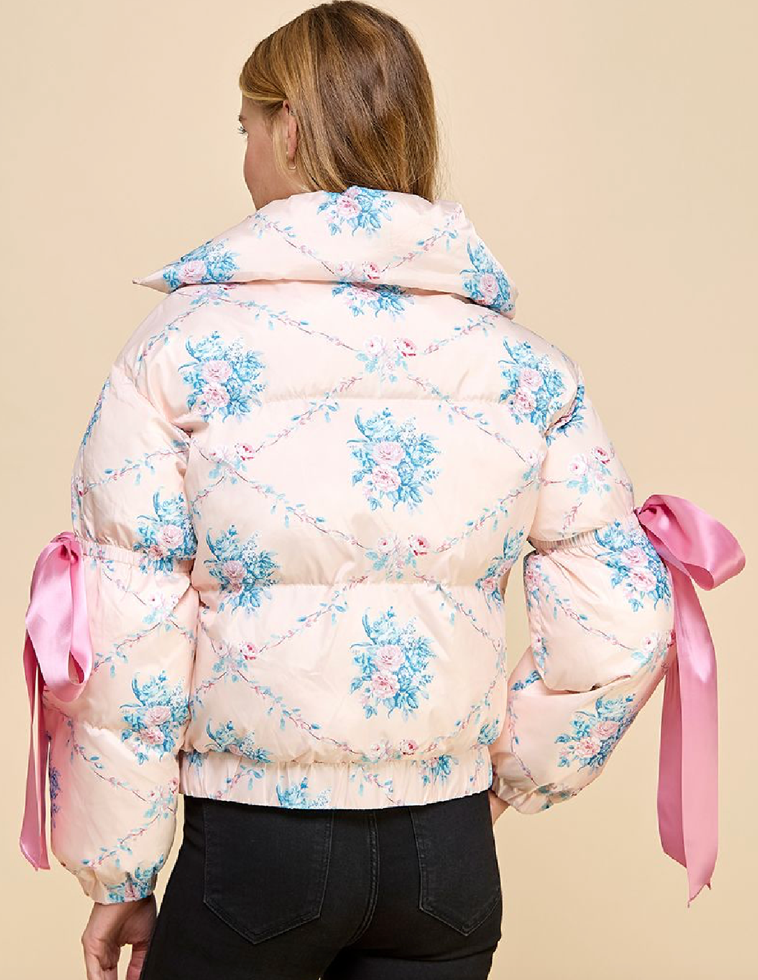 Floral Puffer Jacket