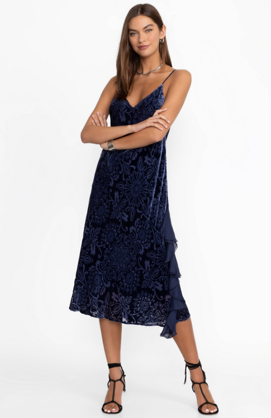 Ceecee Ruffle Slip Dress