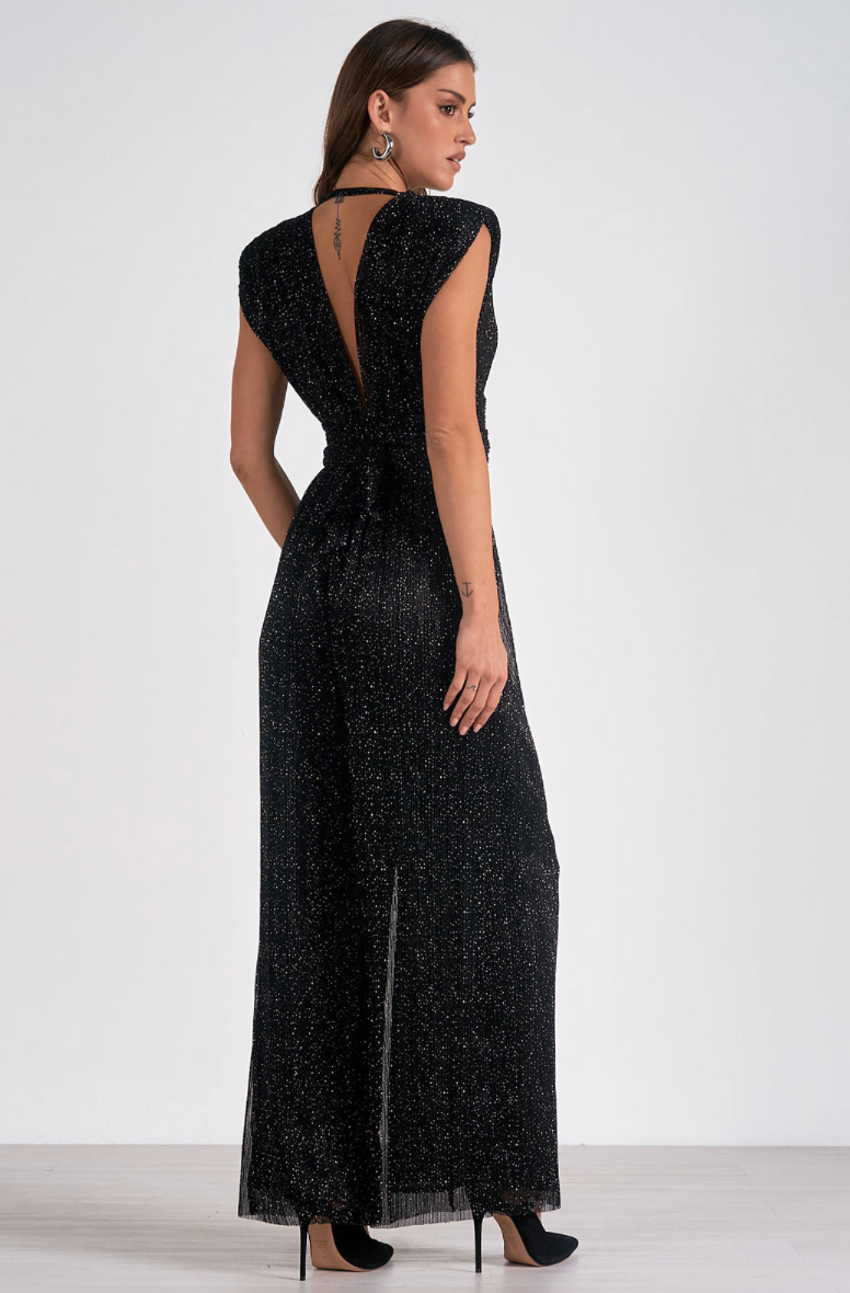 Black Sparkle Jumpsuit