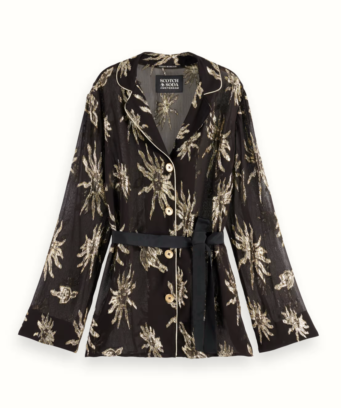 Mystic Sky Lurex Pyjama Blazer