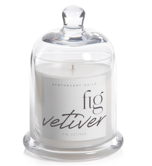 Candle in Fig Vetiver or Geranium Leaf Spice